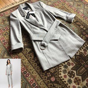 *Brand New* Made in Canada Crosshatch Belted Wrap Blazer XXS
